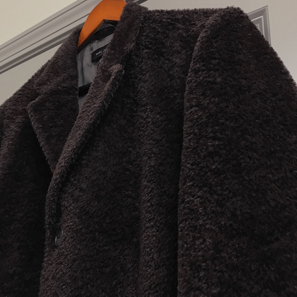 Marc Jacobs Collection RTW Runway Brown Alpaca Wool Blend Coat 52 42 M L Italy - Picture 6 of 7